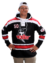 vexilar own the ice hoodie